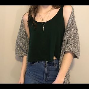 Dark Green Tank Top